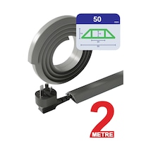 Greentech Esnek Kablo Kanalı Gri / Gt-kk07 Greentech Esnek Kablo Kanalı Gri / Gt-kk07