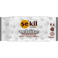 Şekil Seramik Kil Hamuru 250 Gr Beyaz - 2 Adet Şekil Seramik Kil Hamuru 250 Gr Beyaz - 2 Adet