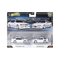 Hot Wheels Premium Car Culture Toyota Chaser Jzx100 Ve 1989 Toyota Supra 2'li Set Beyaz Hot Wheels Premium Car Culture Toyota Chaser Jzx100 Ve 1989 Toyota Supra 2'li Set Beyaz