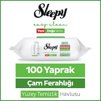 Sleepy Pine Yüzey Temizlik Havlusu Mendili Çam Ferahlığı 100 Yaprak Sleepy Pine Yüzey Temizlik Havlusu Mendili Çam Ferahlığı 100 Yaprak