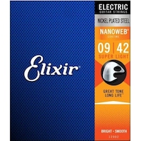 Elixir 009-042 Nanoweb Elektro Gitar Teli 12002 Elixir 009-042 Nanoweb Elektro Gitar Teli 12002