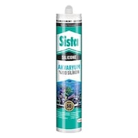 Sista Akvaryum Silikonu Şeffaf 280 Ml Beyaz Beyaz Sista Akvaryum Silikonu Şeffaf 280 Ml Beyaz Beyaz