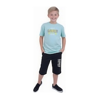 Fyk Kids Erkek Çocuk Yazlık Gamer Baskılı Alt-üst Takım Mint Yeşil Fyk Kids Erkek Çocuk Yazlık Gamer Baskılı Alt-üst Takım Mint Yeşil