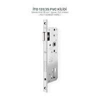 İto Kilit 131/35 PVC Gömme Pimapen Kapı Kilidi 35 mm - Barelsiz - İto Kilit 131/35 PVC Gömme Pimapen Kapı Kilidi 35 mm - Barelsiz -