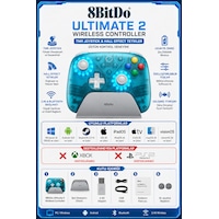 8bitdo Ultimate 2 Kablosuz Gamepad Tmr Joystick Hall Effect 2.4g Pc Windows Android Şarj Docklu 8bitdo Ultimate 2 Kablosuz Gamepad Tmr Joystick Hall Effect 2.4g Pc Windows Android Şarj Docklu