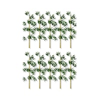 Cihan Çiçekçilik Yapay Yoğun Yapraklı 110 Cm 10 Adet Dekoratif Bambu Çubuğu Islak Doku Yeşil Cihan Çiçekçilik Yapay Yoğun Yapraklı 110 Cm 10 Adet Dekoratif Bambu Çubuğu Islak Doku Yeşil