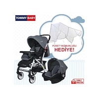 Tommybaby Eagle Travel Sistem Bebek Arabası Puset Füme Tommybaby Eagle Travel Sistem Bebek Arabası Puset Füme