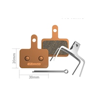 Ezmtb B05s Metal Disk Fren Bisiklet Balatası Shimano B05s Muadili Kahverengi Ezmtb B05s Metal Disk Fren Bisiklet Balatası Shimano B05s Muadili Kahverengi