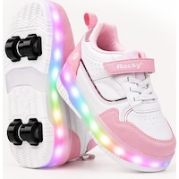 Glow Kız Erkek Çocuk Patenli, Işıklı Rahat Spor Ayakkabı & Sneaker 4 Teker Kaykay Ayakkabı Pembe Glow Kız Erkek Çocuk Patenli, Işıklı Rahat Spor Ayakkabı & Sneaker 4 Teker Kaykay Ayakkabı Pembe