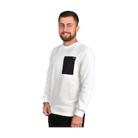 MANTA 5323 Cep Baskılı Sweatshirt MANTA 5323 Cep Baskılı Sweatshirt