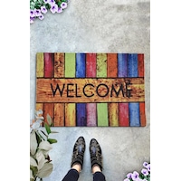 Color Welcome 45X70 Cm Iç Ve Dış Kapı Önü Paspası Color Welcome 45X70 Cm Iç Ve Dış Kapı Önü Paspası