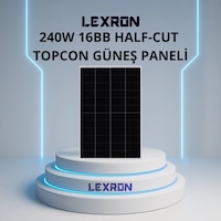 Lexron 240w 48 Cell 16bb Half-cut Topcon Güneş Paneli Lexron 240w 48 Cell 16bb Half-cut Topcon Güneş Paneli