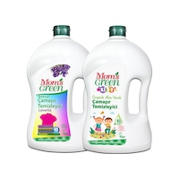 Mom's Green Çocuk Organik Çamaşır Temizleyici + Bitkisel Çamaşır Temizleyici Lavanta 2 x 1500 ML Mom's Green Çocuk Organik Çamaşır Temizleyici + Bitkisel Çamaşır Temizleyici Lavanta 2 x 1500 ML