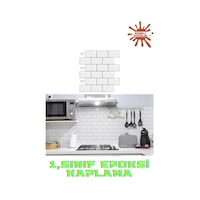30 30cm White Stone Epoksi 1 Adet 3d Yapışkanlı Kaplama Duvar Sticker Panel Mutfak Banyo Salon Ofis 30 30cm White Stone Epoksi 1 Adet 3d Yapışkanlı Kaplama Duvar Sticker Panel Mutfak Banyo Salon Ofis