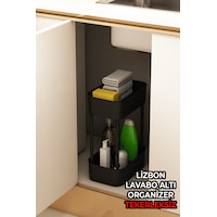 İndecor Houseware Lizbon Çok Amaçlı 2 Katlı Banyo Organizer Düzenleyici Dolap Içi Tezgah Altı Tekerleksiz Organizer Siyah İndecor Houseware Lizbon Çok Amaçlı 2 Katlı Banyo Organizer Düzenleyici Dolap Içi Tezgah Altı Tekerleksiz Organizer Siyah
