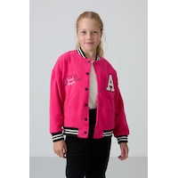 Tommy Life Fuşya Kalın Yumuşak Dokulu Standart Fit Nakışlı Polar Kız Çocuk Kolej Ceket - 75156 Fuşya Tommy Life Fuşya Kalın Yumuşak Dokulu Standart Fit Nakışlı Polar Kız Çocuk Kolej Ceket - 75156 Fuşya