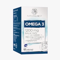 Naturalnest Omega 3 1200 Mg Balık Yağı 60 Kapsül Naturalnest Omega 3 1200 Mg Balık Yağı 60 Kapsül