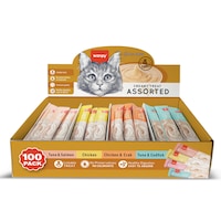 Wanpy Karışık Yetişkin Kedi Sıvı Ödül Çubuğu 4'lü 25 x 14 G Wanpy Karışık Yetişkin Kedi Sıvı Ödül Çubuğu 4'lü 25 x 14 G