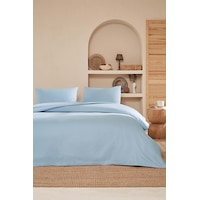 Özdilek Pike Takımı Bamboo Çift Kişilik Mavi Colurıst E Özdilek Pike Takımı Bamboo Çift Kişilik Mavi Colurıst E