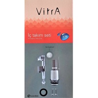 VitrA 330B1212 Tek Kademeli Rezervuar İç Takım Seti Beyaz - Gri VitrA 330B1212 Tek Kademeli Rezervuar İç Takım Seti Beyaz - Gri