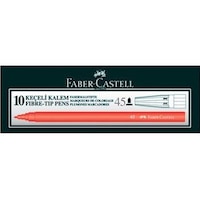 Faber-Castell Keçeli Kalem 10'lu Kırmızı Faber-Castell Keçeli Kalem 10'lu Kırmızı