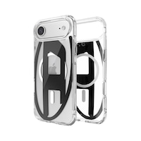 Diesel Apple iPhone 17 Air Uyumlu Magsafe Destekli Oval D Metalik Kılıf - Siyah Diesel Apple iPhone 17 Air Uyumlu Magsafe Destekli Oval D Metalik Kılıf - Siyah