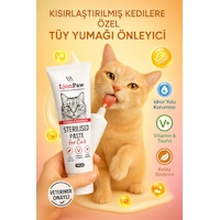Lion Paw Sterilised Kısır Kediler Tüy Yumağı Önleyici Malt Macun 100 G Lion Paw Sterilised Kısır Kediler Tüy Yumağı Önleyici Malt Macun 100 G