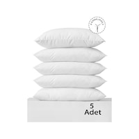 Vionel Home Pamuklu 5'li 50 x 70 CM Beyaz İç Astar Fermuarlı Yastık Kılıfı Vionel Home Pamuklu 5'li 50 x 70 CM Beyaz İç Astar Fermuarlı Yastık Kılıfı