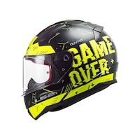 Ls2 Rapid Player Kask Neon Sarı - Siyah Ls2 Rapid Player Kask Neon Sarı - Siyah