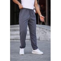A02teks Yazlık Keten Karışımı Rahat Kesim Erkek Keten Pantolon Füme A02teks Yazlık Keten Karışımı Rahat Kesim Erkek Keten Pantolon Füme