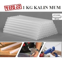 Sıcak Mum Silikon 1 KG 11.2 MM Kalın -- Kalın Mum Sıcak Mum Silikon 1 KG 11.2 MM Kalın -- Kalın Mum