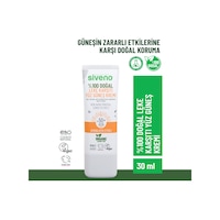 Siveno %100 Doğal Yüz Güneş Kremi Leke Karşıtı Aydınlatıcı Çinko Mineral Filtre UVA UVB SPF 50+ 30 ML Siveno %100 Doğal Yüz Güneş Kremi Leke Karşıtı Aydınlatıcı Çinko Mineral Filtre UVA UVB SPF 50+ 30 ML