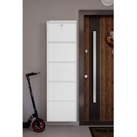 Ceha Kilitli 5'li Metal Ayakkabılık - Kar Beyaz K.AYK-5 /AB9003/KL Ceha Kilitli 5'li Metal Ayakkabılık - Kar Beyaz K.AYK-5 /AB9003/KL