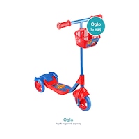 Çocuk Scooter 3 Tekerlekli Frenli Sepetli Dengeli İlk Scooter, Ayarlanabilir Gidon 3+ Yaş Kırmızı Çocuk Scooter 3 Tekerlekli Frenli Sepetli Dengeli İlk Scooter, Ayarlanabilir Gidon 3+ Yaş Kırmızı