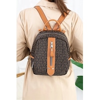 Just Polo Kadın Günlük Kullanıma Uygun Su Geçirmez Çok Bölmeli Sırt Çantası Shopper Kahverengi - Taba Just Polo Kadın Günlük Kullanıma Uygun Su Geçirmez Çok Bölmeli Sırt Çantası Shopper Kahverengi - Taba