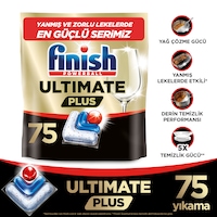 Finish Ultimate Plus Bulaşık Makinesi Deterjanı Kapsül Tablet 75 Adet Finish Ultimate Plus Bulaşık Makinesi Deterjanı Kapsül Tablet 75 Adet