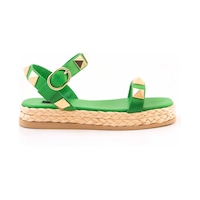 Rouge Kadın Sandalet 6125-38 Yeşil Rouge Kadın Sandalet 6125-38 Yeşil
