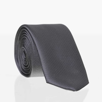 Gaffy Füme Slim Fit Düz Renk Dokuma Kravat / DDK-25 Füme Gaffy Füme Slim Fit Düz Renk Dokuma Kravat / DDK-25 Füme