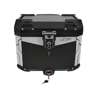 Gp Kompozit Universal 37 Lt Alüminyum Motosiklet Çantası Siyah