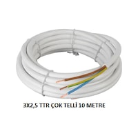 3X2.5 Ttr Topraklı İzolasyonlu 10 Metre Kablo 3X2.5 Ttr Topraklı İzolasyonlu 10 Metre Kablo