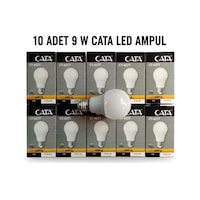Ct-4277 9w Led Ampul Beyaz 6500k 10'lu Paket Ampul E27 Uyumlu Ct-4277 9w Led Ampul Beyaz 6500k 10'lu Paket Ampul E27 Uyumlu