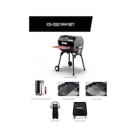 Guruss CG-050 GRS10 Kömürlü Barbekü Mangal Tam Set Guruss CG-050 GRS10 Kömürlü Barbekü Mangal Tam Set