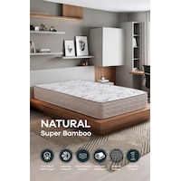 Full Ortopedik Natural Süper Bambu Yatak Çift Kişilik Full Ortopedik Natural Süper Bambu Yatak Çift Kişilik