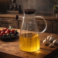 Porsima Lm-0053 Alvera Kapaklı Borosilikat Cam Yağlık Sirkelik Yağdanlık 1000ml Şeffaf Porsima Lm-0053 Alvera Kapaklı Borosilikat Cam Yağlık Sirkelik Yağdanlık 1000ml Şeffaf