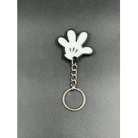 Mickey Mouse Eli Hand Sevimli Anahtarlık Siyah - Beyaz Mickey Mouse Eli Hand Sevimli Anahtarlık Siyah - Beyaz