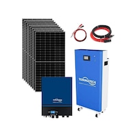 Tommatech 14.3kw Lityum Akülü 11kw Mppt İnverterli Hazır Solar Enerji Paketi Tommatech 14.3kw Lityum Akülü 11kw Mppt İnverterli Hazır Solar Enerji Paketi