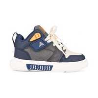 Nstil Unisex Çocuk Spor Ayakkabı Ortopedik Bağcıklı Cırtlı Desenli Kaymaz Taban Yürüyüş Sneaker 537 Lacivert - Beyaz Nstil Unisex Çocuk Spor Ayakkabı Ortopedik Bağcıklı Cırtlı Desenli Kaymaz Taban Yürüyüş Sneaker 537 Lacivert - Beyaz
