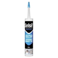 Selsil Silikonize Mastik Beyaz 500gr 2'li Selsil Silikonize Mastik Beyaz 500gr 2'li