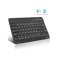 Triline Mini Bluetooth Kablosuz Şarjlı Pilli Slim Rubber 7" Klavy Triline Mini Bluetooth Kablosuz Şarjlı Pilli Slim Rubber 7" Klavy