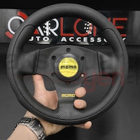 Spor Direksiyon Deri 24cm Momo Tip - Yarış Spor Direksiyonu Karma Spor Direksiyon Deri 24cm Momo Tip - Yarış Spor Direksiyonu Karma